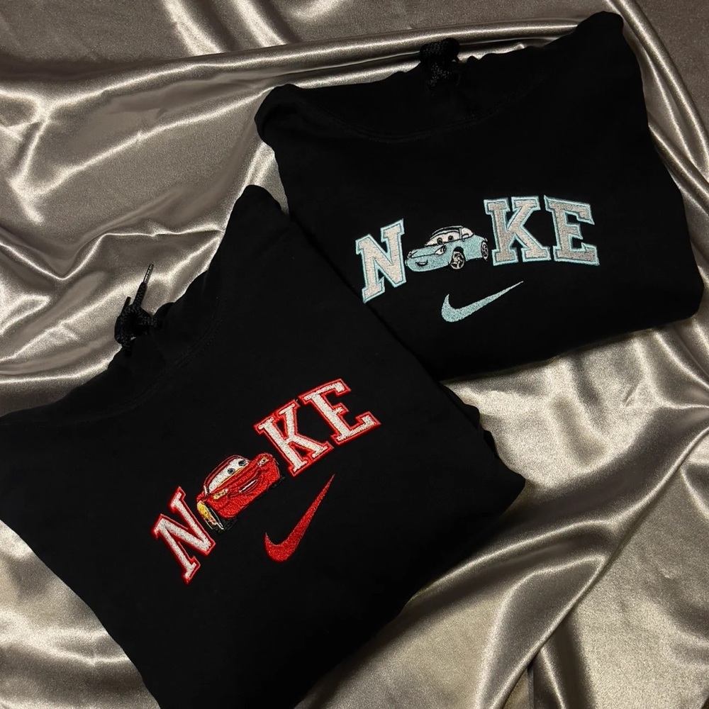 CARS MATCHING HOODIE -MCQUEEN AND SALLY CAUPLE HOODIE